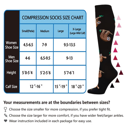 LEVSOX Compression Socks Women and Men, 20-30mmHg, Best for Nurses, Travel, Pregnancy