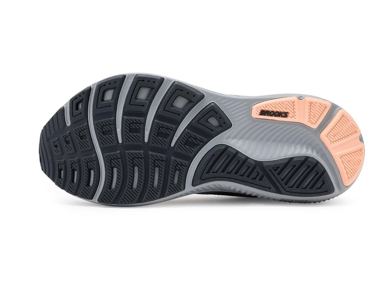 Brooks Women's Ghost 17 Alloy/Blackened Pearl/Peach 8.5 Medium