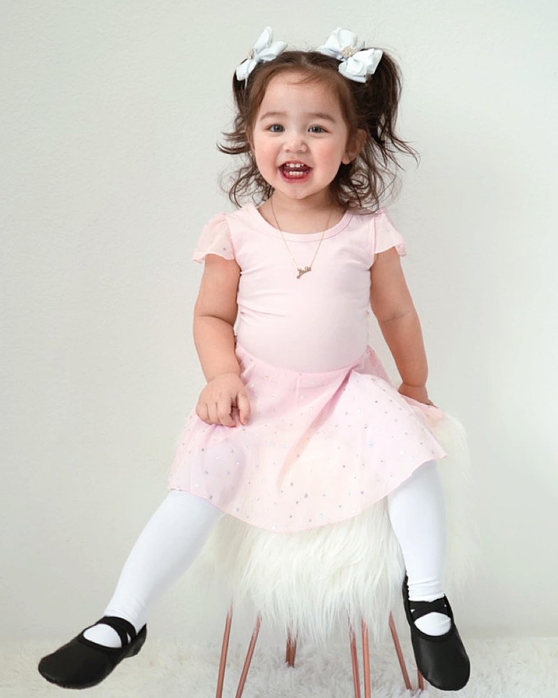 Stelle Girls' Ultra Soft Pro Dance Tight/Ballet Footed Tight(Toddler/Little Kid/Big Kid),2BP+WT,XL