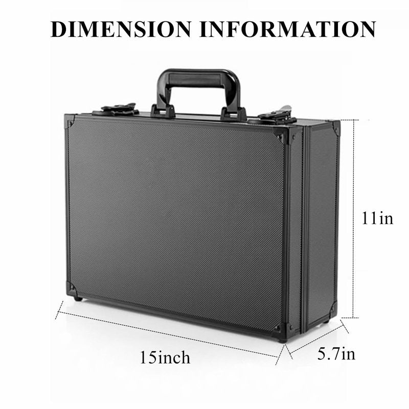 Toploaders Storage Box Hold 600+ 35PT 3"x4" Standard Toploaders, Hard Aluminum Alloy Top Loader Storage Case, Trading Card Storage Box Hold 2000+ Cards for Sports Cards (Black, Large)
