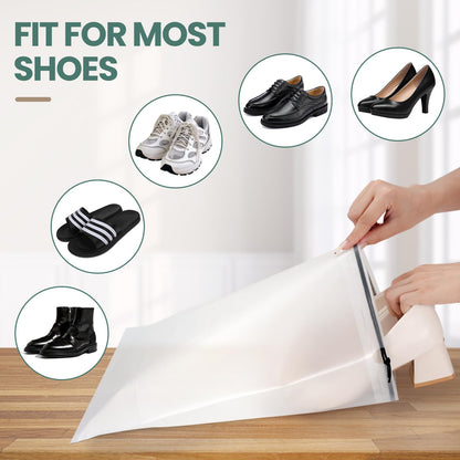 23 Pack Shoe Bags for Travel, 11.8" x 15.7" Waterproof Travel Shoe Bags for Packing,Large Travel Bag for Shoes, Storage Bags Travel Essentials Men for and Women