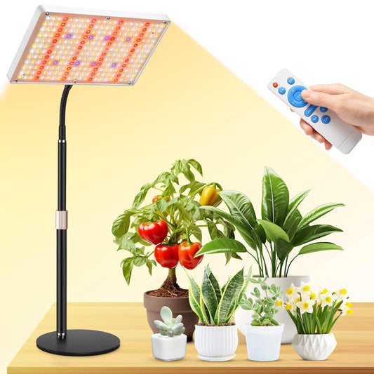 DragonLight Upgrade Desk LED Grow Lights, Full Spectrum Dimmable Grow Light with Remote Control for Greenhouse and Indoor Plant Veg and Flower Growing [Tabletop]