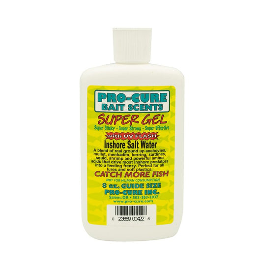 Pro-Cure Inshore Salt Water Super Gel, 8 Ounce