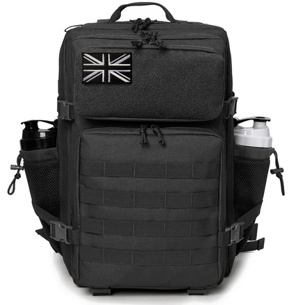 QT&QY Military Tactical Backpacks For Men Army Molle Daypack 25L/35L/45L Lage 3 Day Bug Out Bag Camping Hiking Rucksack With Bottle Holder