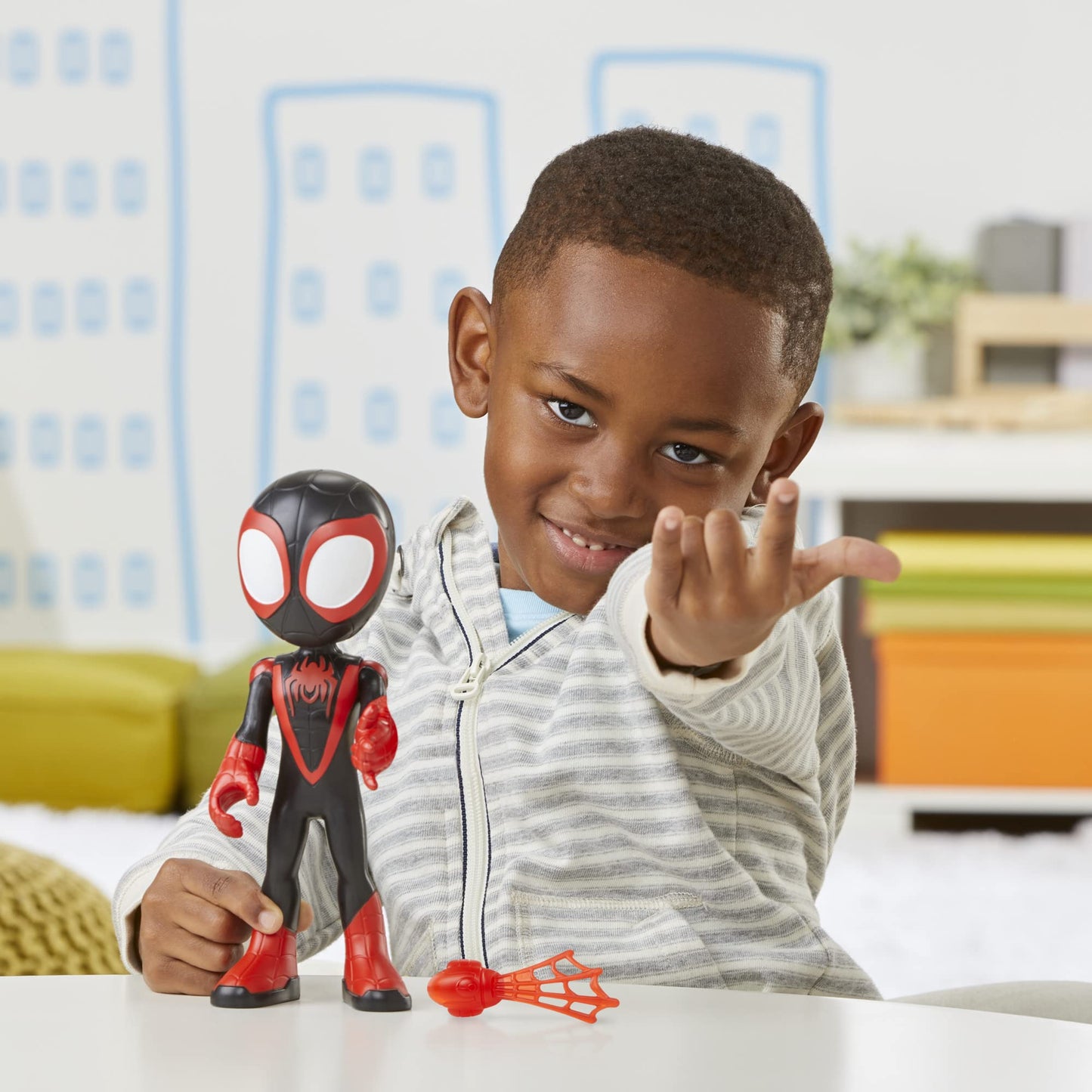 Spidey and his Amazing Friends Supersized Hero Multipack, 3 Large Action Figures, Marvel Preschool Super Hero Toy, Ages 3 and Up, 9 Inches (Amazon Exclusive)