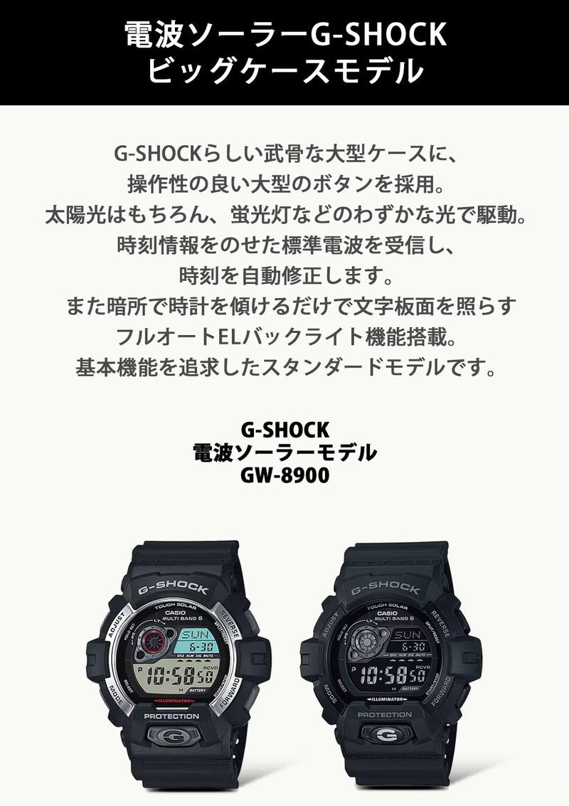 CASIO Men's Wristwatch G-SHOCK Multiband 6 GW-8900-1JF 2011 Model [JAPAN]