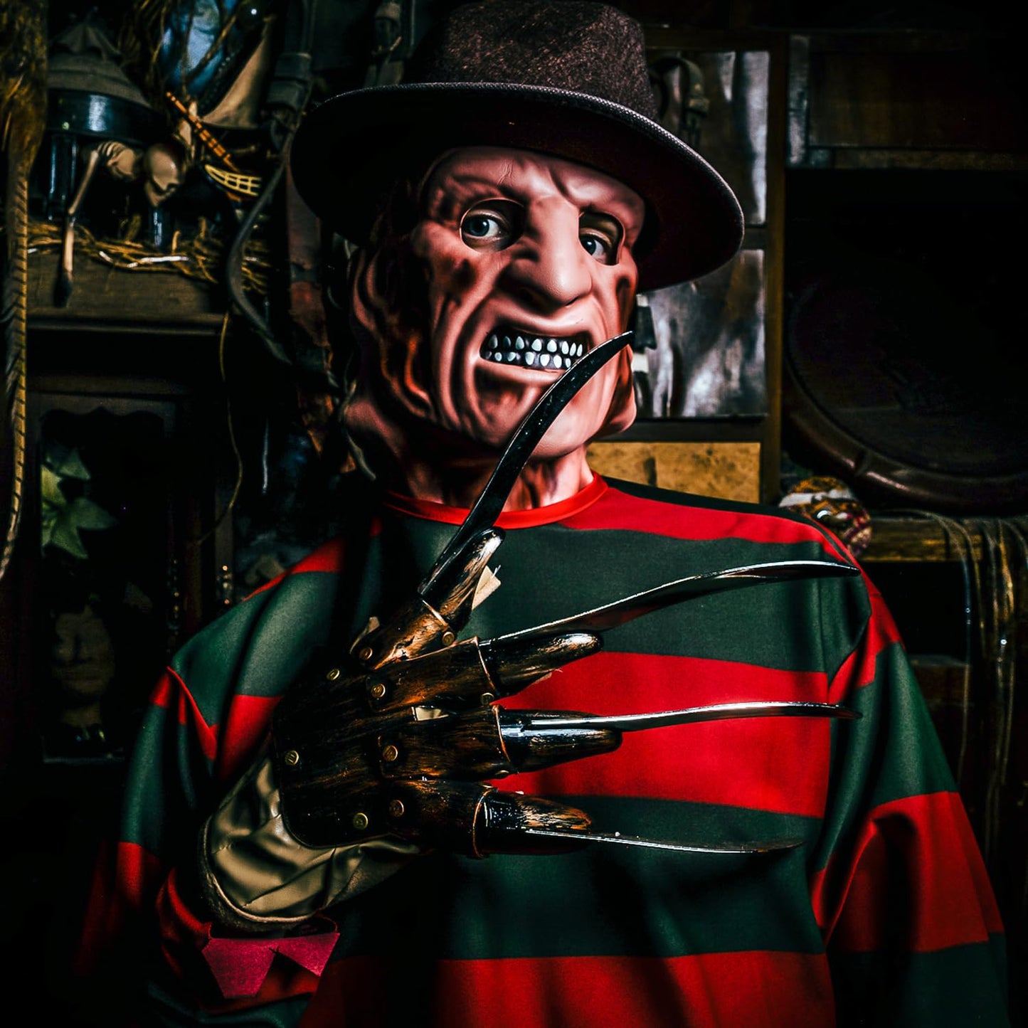 Rubies Men's Nightmare On Elm St Deluxe Adult Freddy Sweater, Multicolor, X-Large for themed parties and Halloween