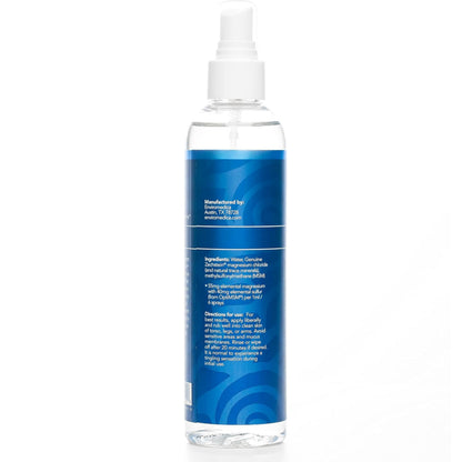 Ancient Minerals Magnesium Oil Ultra Spray with OptiMSM - Pure Genuine Zechstein Magnesium Chloride Supplement with MSM - Best Topical Skin Application for Dermal Absorption (8oz)
