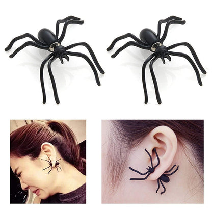 Spider Earrings for Women - Scary & Funny Halloween Decorations & Cosplay Party Supplies