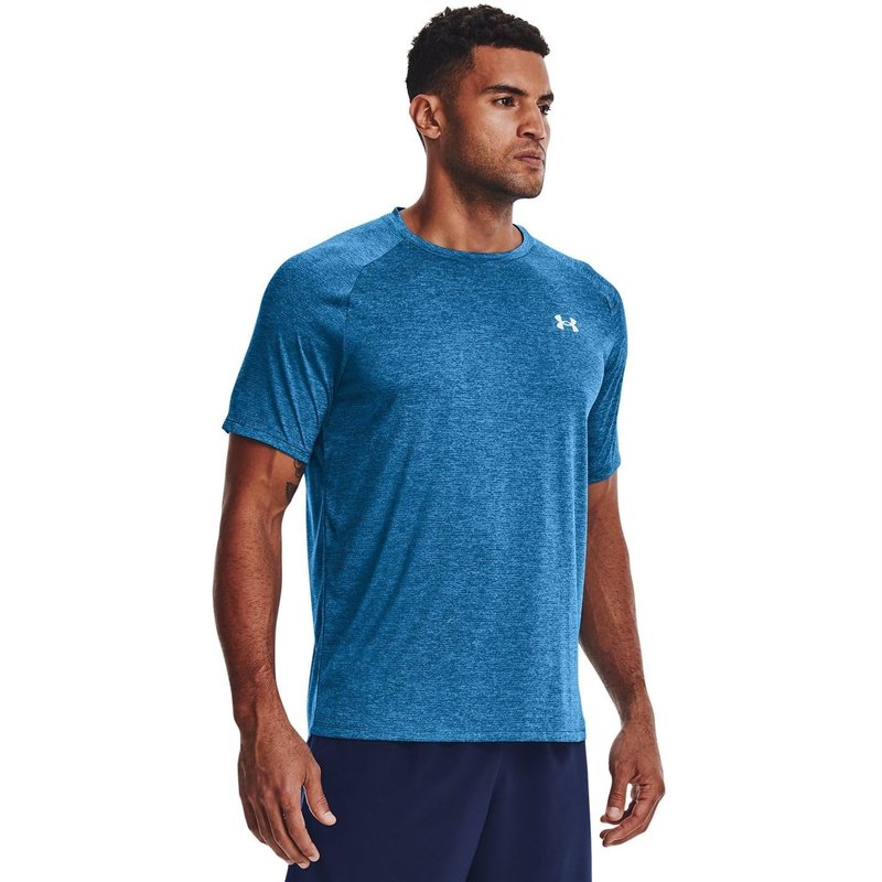 Under Armour Men's Tech 2.0 Short-Sleeve T-Shirt, Cruise Blue (899)/White, Medium