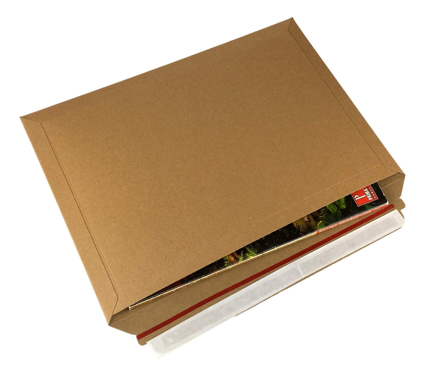 Crimson Starfish Cardboard Envelopes | 100 A4/C4 Peel & Seal Letter Envelopes | 234 x 334 mm Envelopes for Postals | Rip & Strip Open | Card Mailers for Royal Mail Large Letter Posting (PIP)