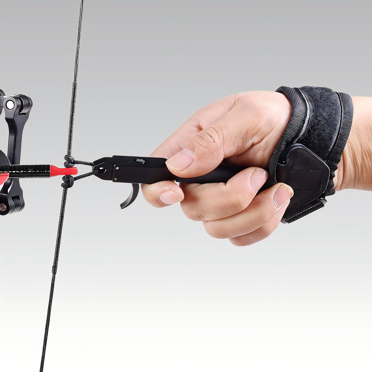 Archery Bow Release,Wrist Strap Releases Aid for Compound Bow Trigger 360° Adjustable Aids for Hunting Shooting, Fits Both Youth and Adult, Left or Right Hand (KA-4003)