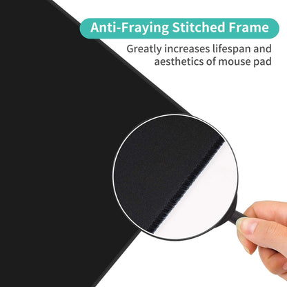 Dynippy Thin Extended Gaming Mouse Pad （31.5 * 11.8 * 0.08 inch） with Stitched Edges Large , Long XXL Keyboard and Mouse pad Desk Mat for Gaming Office & Home - Galaxy Space