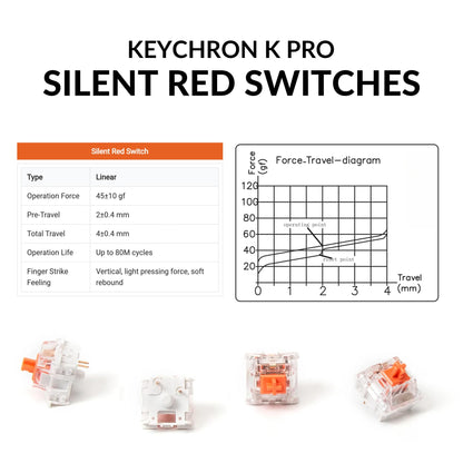 Keychron K10 Pro Wireless Custom Mechanical Keyboard, QMK/VIA Programmable Bluetooth/Wired White Backlight, Hot-swappable Keychron K Pro Brown Switch - For Mac Windows Linux