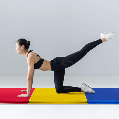 We Sell Mats - 4 ft x 8 ft x 2 in Personal Fitness & Exercise Mat for Home Workout - Lightweight and Folds for Carrying – All Purpose Home Gym Mat – Thick Mat for Yoga, Pilates, Stretches, and Floor Exercises
