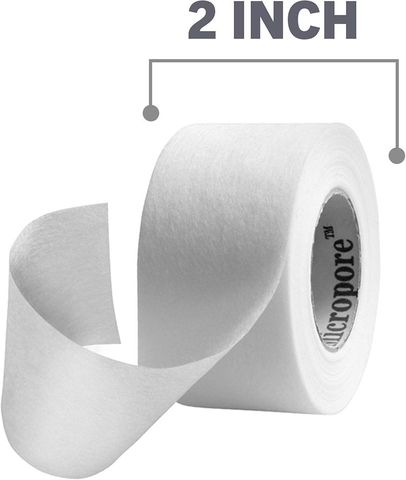 Nexcare Gentle Paper Tape - Medical Adhesive for Secure Dressings | 2 In x 10 Yds, 1 Roll