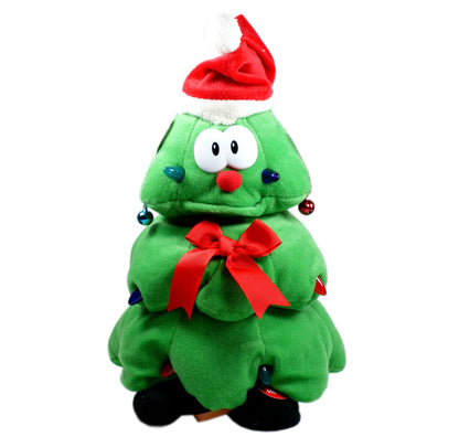 Cuddle Barn Rockin Robbie The Singing and Dancing Christmas Tree, 12"