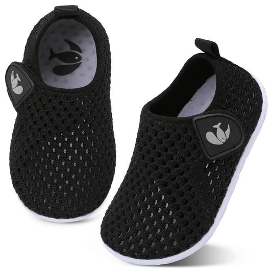 FEETCITY Toddler Swim Shoes Boys Girls Aqua Socks Non-Slip Quick Dry Barefoot for Kids Beach Outdoor Sports Toddler 5
