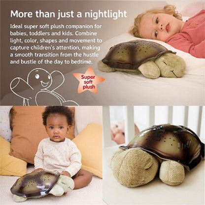 Cloud b Twilight Turtle Green - Baby Night Light Kids Constellation Star Projector | Auto Shut Off Kids Night Light Baby | Eases Fear of Dark, Soothing LEDs, 8 Constellations, 3 Colours