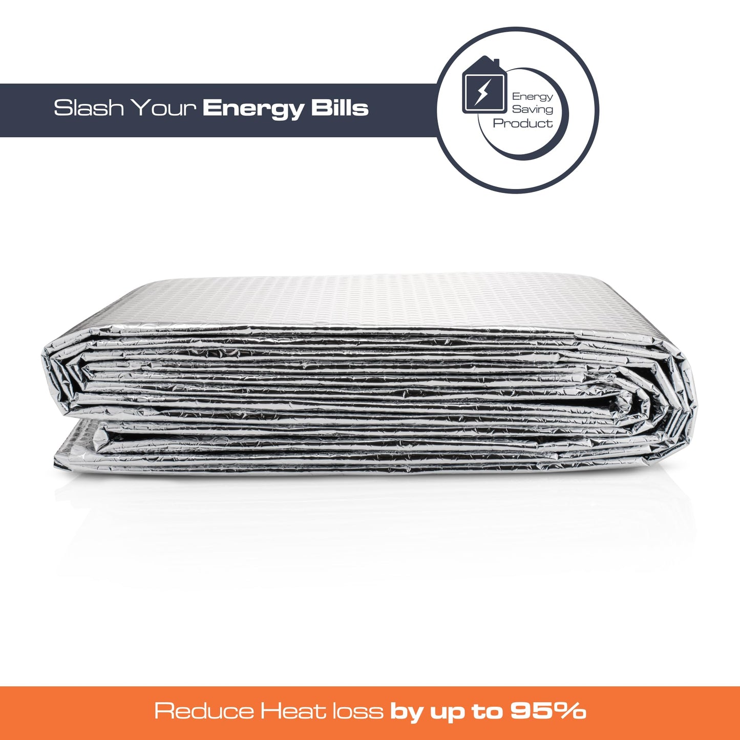 SuperFOIL Radpack Radiator Insulation Reflective Foil - 0.6m x 5m - Enhances Radiator Efficiency - Easy to Install, Adhesive Pads Included