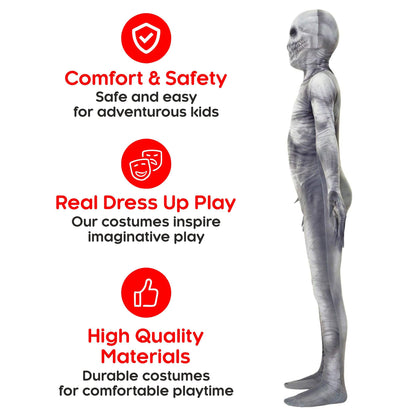 Morphsuits The Rake Kids Halloween Costume, Scary Boys, Fun Dress-Up Outfit for Halloween Parties, Large
