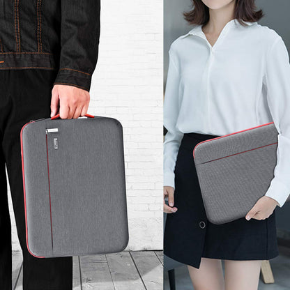 Voova 360°Protective Laptop Sleeve Case 15.6 inch, Waterproof Slim Computer Cover Bag with Handle Compatible with MacBook Pro 16, 15.6”-16” HP Acer Lenovo Asus Dell Laptop, Grey
