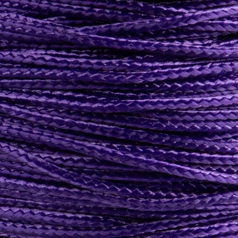 Paracord Planet Micro Paracord – Thin Braided Cord for Crafting, Fishing, and DIY Projects in 125 ft Spools – Acid Purple