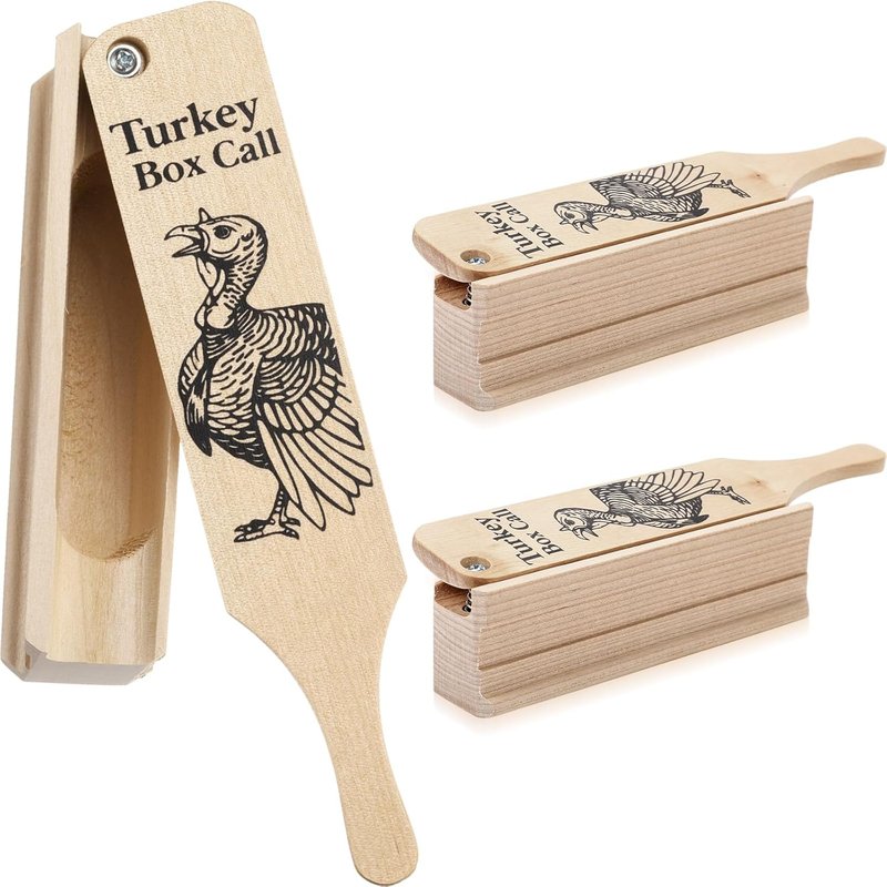 Turkey Box Calls - Realistic Wood Construction for Hunting | Simulates Wide Range of Sounds