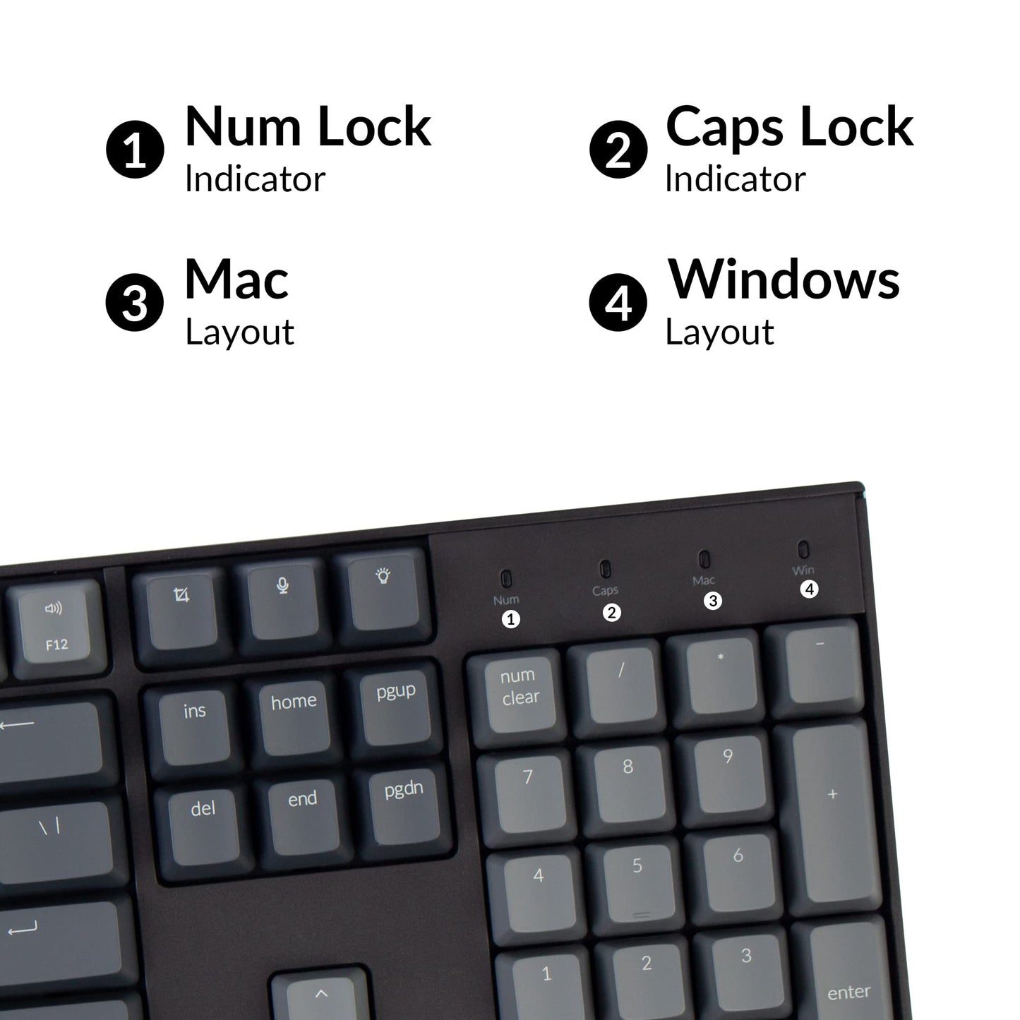 Keychron K10 Full Size 104 Keys Bluetooth Wireless Mechanical Gaming Keyboard for Mac Windows K Pro Brown Switch, Multitasking/White LED Backlight/USB C Wired Computer Keyboard