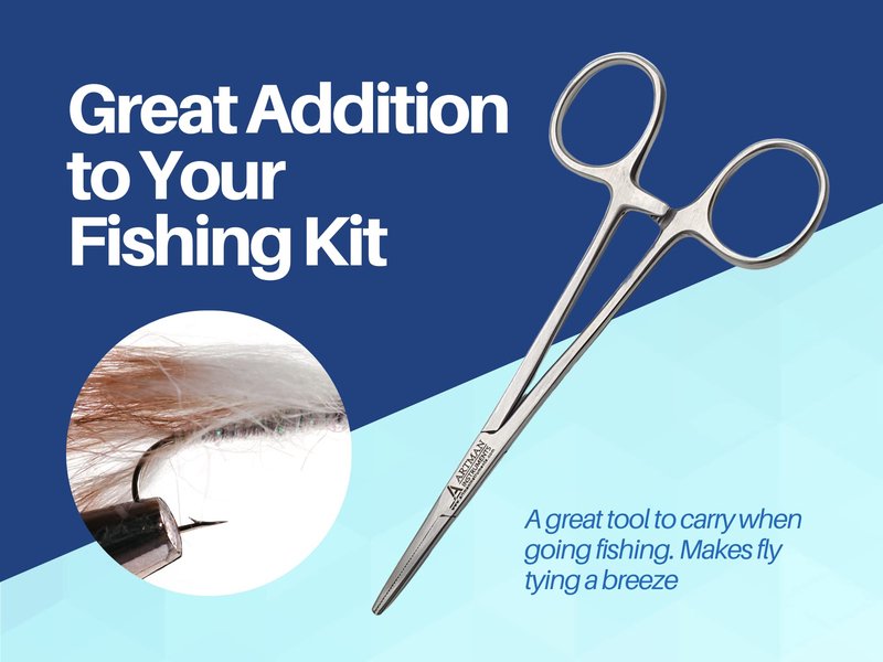 Artman Instruments Set of 4 Artery Forceps 5 inches Straight Mosquitoes by Wise Linkers
