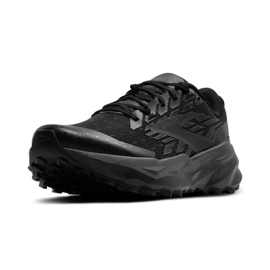 Brooks Women’s Cascadia 19 Mountain Trail Running Shoe - Black/Black/Ebony - 10 Medium