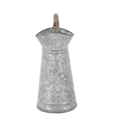 Deco 79 Metal Watering Can Indoor/Outdoor Planter, 10" x 6" x 12", Brown