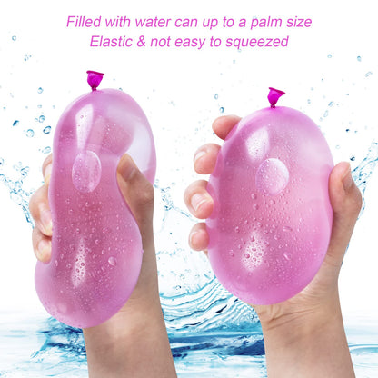 Hibery 1000 Pack Water Balloons with Refill Kits, Latex Water Bomb Balloons Fight Games - Summer Splash Fun for Kids & Adults