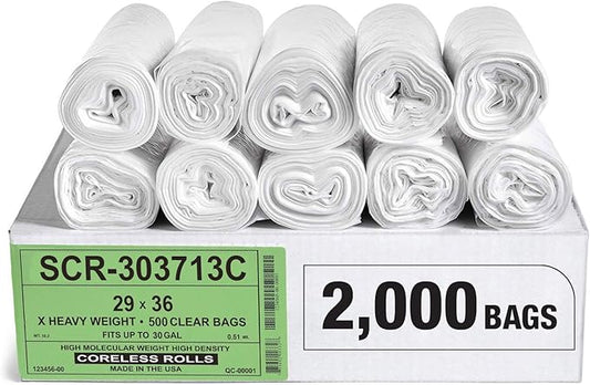 Aluf Plastics 20-30 Gallon Trash Bags Source Reduction Series Value High