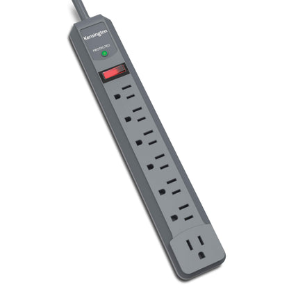 Kensington Guardian 6 Outlet Power Strip, 15ft Surge Protector, 15-Foot Cord, 540 Joules, Black(K38215NA)