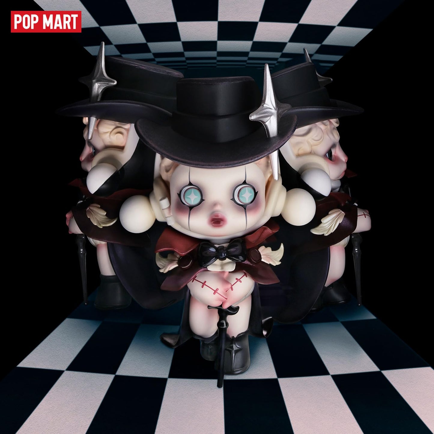 POP MART SKULLPANDA Image Of Reality Series Figures, SKULLPANDA Blind Box Figures, Random Design Action Figures Collectible Toys Home Decorations, Holiday Birthday Gifts for Girls and Boys, Single Box