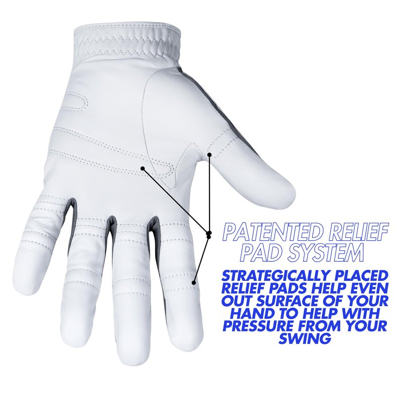 Bionic Men's Performance Grip Pro Premium Leather Golf Glove (Medium/Large, Right)