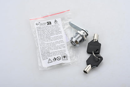 Drawer Tubular Cam Lock 25mm Zinc Alloy Security Drawer Cam Cylinder Lock with 2 Keys for Door Mailbox Cabinet Cupboard Letterbox