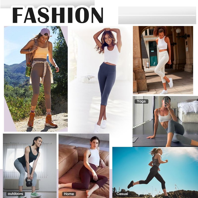 FULLSOFT Black Capri Leggings with Pockets for Women - High Waisted Tummy Control Soft Butt Lifting Workout Clothes for Women Yoga Pants Short Leggings Capris Y2k(Black with Pockets,Small-Meduim)