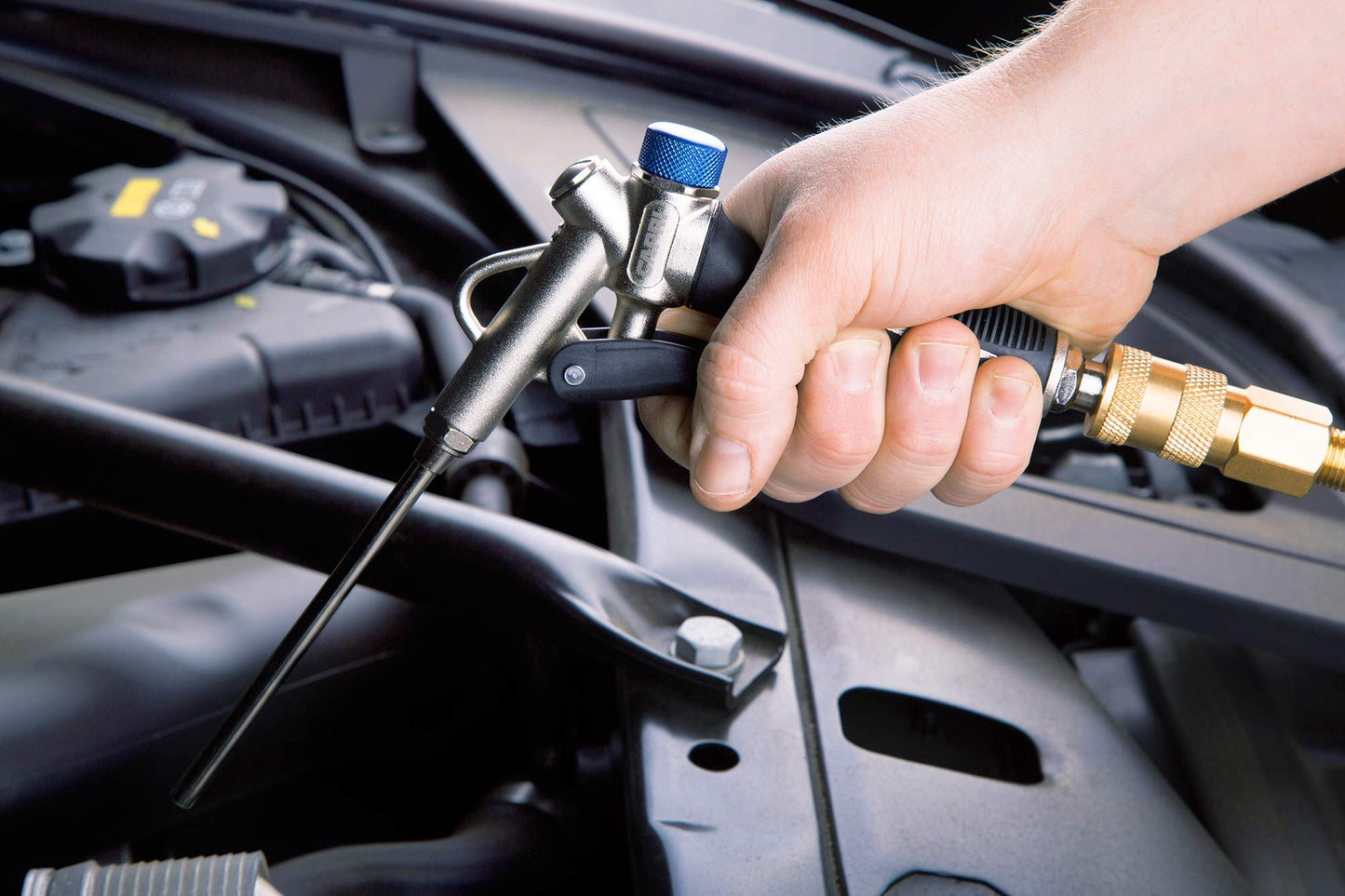 Capri Tools 2-Way Air Blow Gun with Adjustable Air Flow and Extended Nozzle