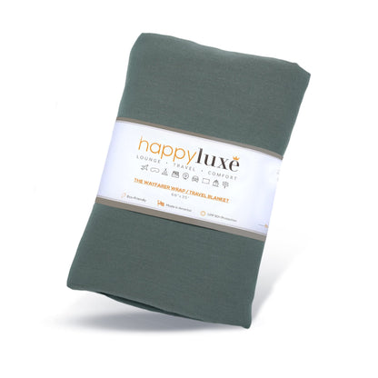 HappyLuxe Travel Wrap and Blanket, Comfort Accessories for Women, Eco Friendly (Sage Green)