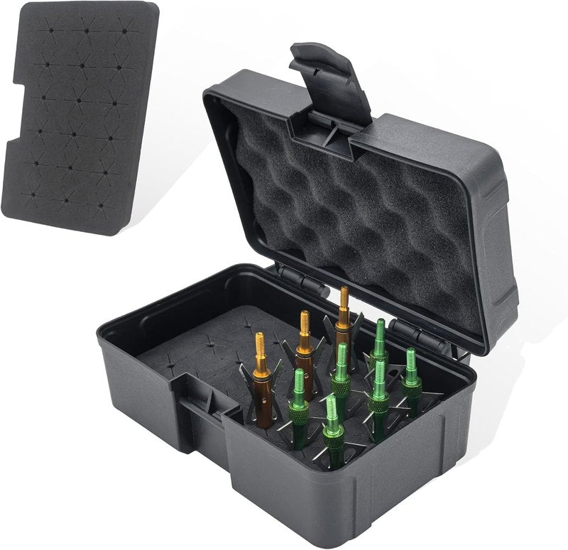 Broadhead Box Storage Case | Outdoor Arrow Tips Organizer for Compound Bow & Crossbow - Holds 18 Broadheads