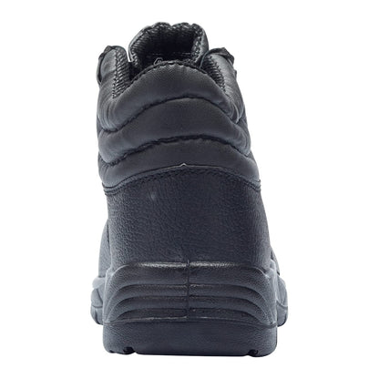 Blackrock Chukka Work Boots, Safety Boots, Safety Shoes, Steel Toe Cap, Mens Womens Ladies, Work Shoes, Black, Gardening, Lightweight, Leather, Wide Fit, Non Slip, On Site - Size 10
