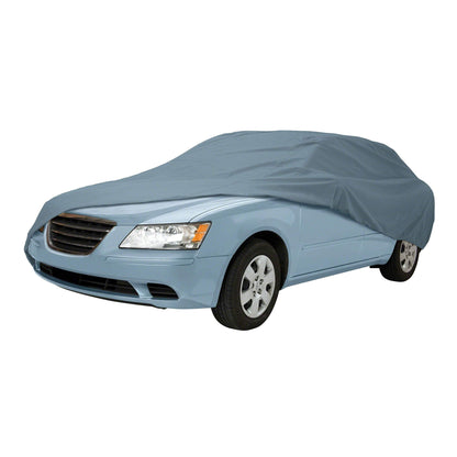 Classic Accessories Over Drive PolyPRO 1 Full-Size Sedan Car Cover, Fits cars 16' - 17'6" L