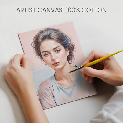 Belle Vous Blank Canvas (12 Pack) - 13 x 18cm (5 x 7 inches) - Small Pre Stretched Canvas Panel Boards - Suitable for Acrylic and Oil Painting Also for Sketching and Drawing