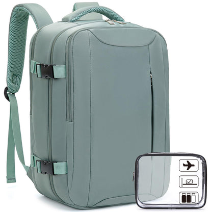 Xkdoai for Ryanair Cabin Bags 40x20x25, Travel Backpack with TSA Approved Clear Bag, Travel Bag Underseat Carry-ons Hand Luggage Bag for Travelling Casual Daypack for Ryan Air Plane