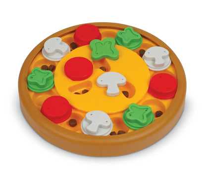 Brightkins Pizza Party! Treat Puzzle - Dog Enrichment Toys for Mental Stimulation, Interactive Gifts for Puppies