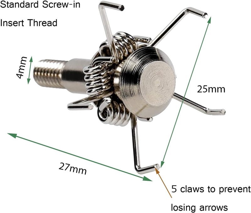 Small Game Broadheads - 100/125 Grain Judo Points | 12-Pack Screw-In Arrow Tips