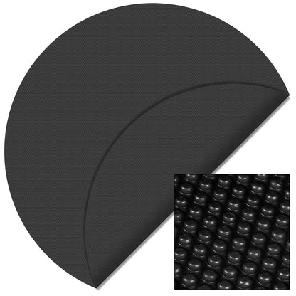 Pool Solar Heating Cover Pool Cover Pool Protection Foil Pool Solar Blanket Black Ø 3.6m 140 µ