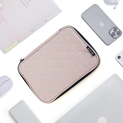 BELALIFE Portable Travel Cable Organizer Bag, Tech Storage Bag for Cord, Charger, Phone, Earphone, Hard Drive, USB, SD Card and Electronic Accessories, Pink